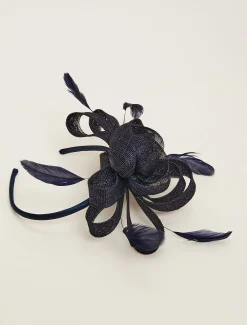 Fascinators & Hats^Phase Eight Bow Headband Navy