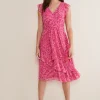 Dresses^Phase Eight Breesha Printed Dress Pink/Multi
