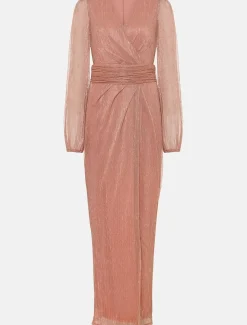 Dresses^Phase Eight Brielle Shimmer Maxi Dress Pink
