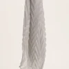 Scarves & Ponchos^Phase Eight Britinee Pleated Scarf Silver