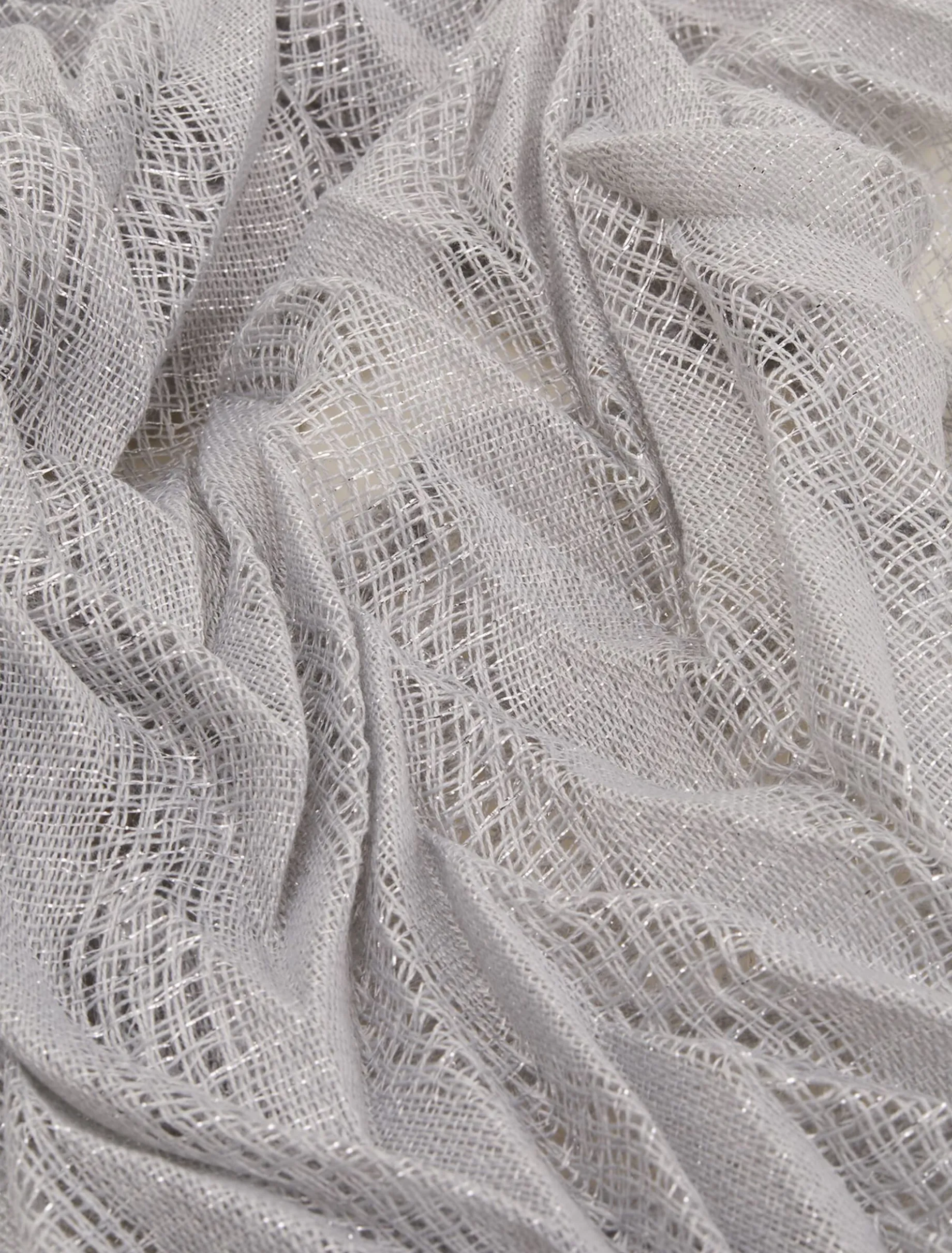 Scarves & Ponchos^Phase Eight Britinee Pleated Scarf Silver