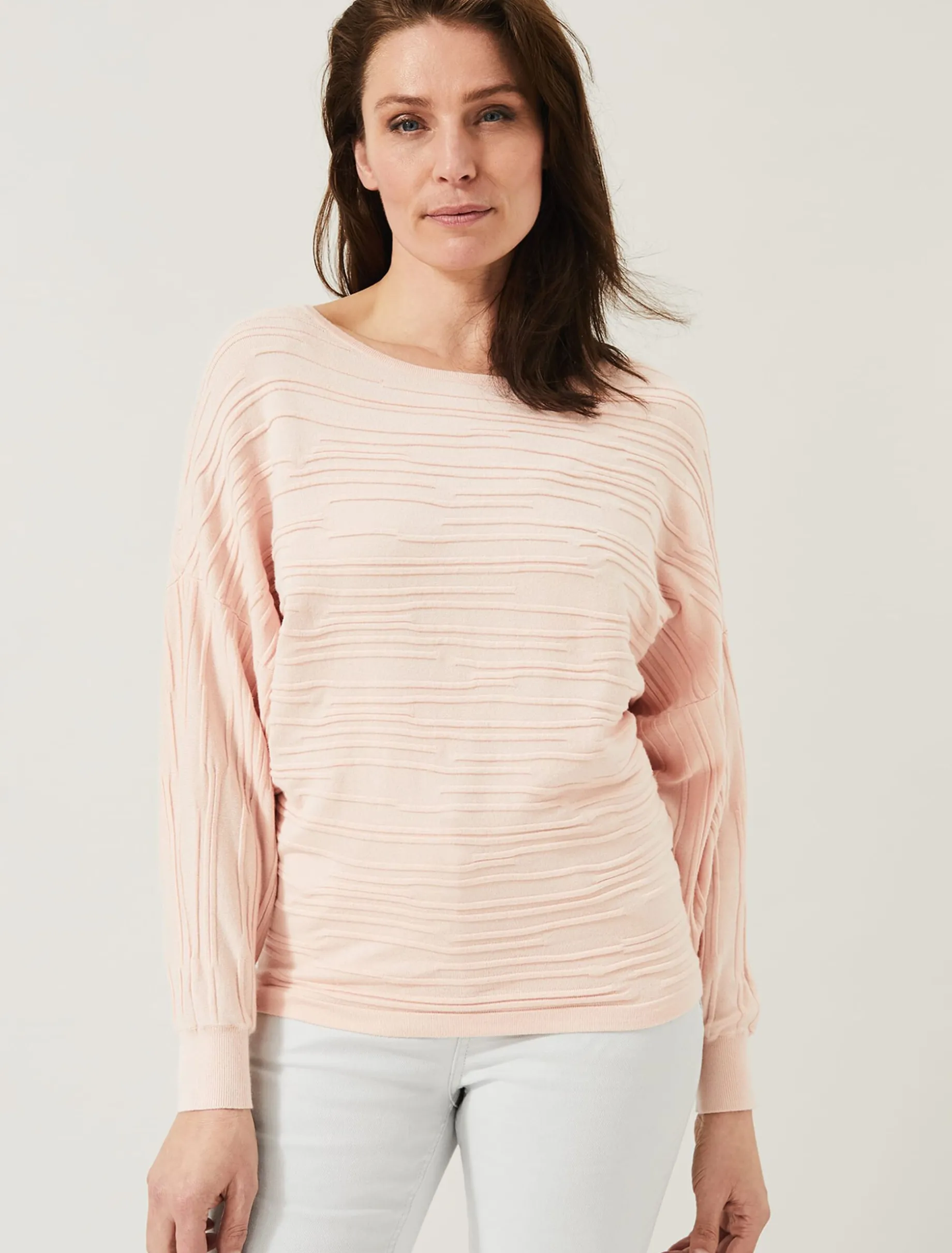 Knitwear^Phase Eight Brody Textured Knit Top Pink