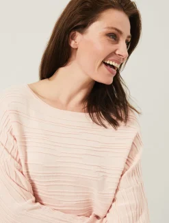 Knitwear^Phase Eight Brody Textured Knit Top Pink