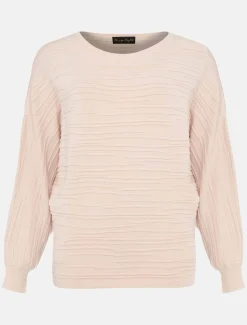 Knitwear^Phase Eight Brody Textured Knit Top Pink