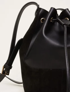 Bags^Phase Eight Bucket Shoulder Bag Black