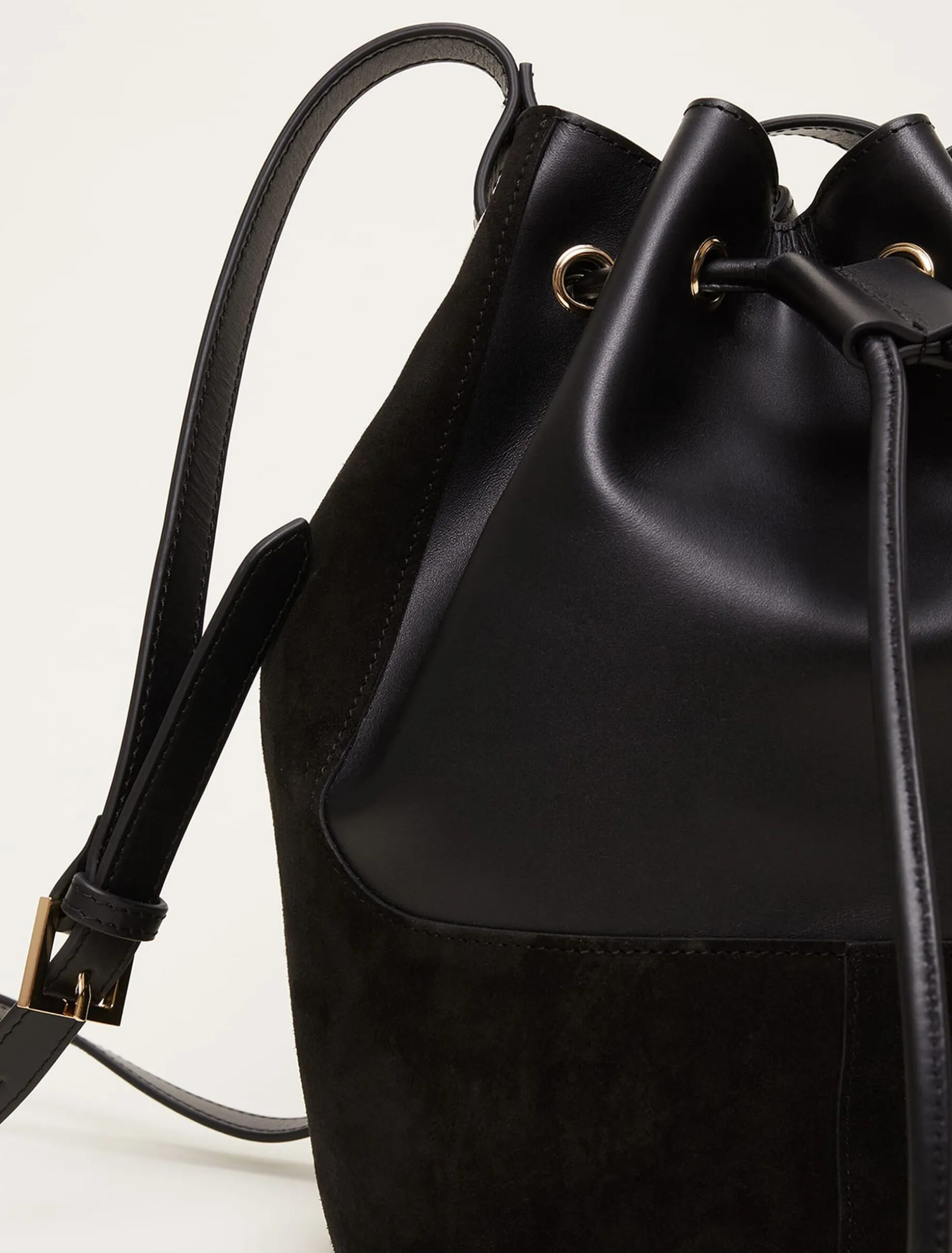 Bags^Phase Eight Bucket Shoulder Bag Black