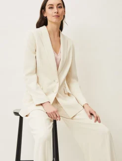 Jackets^Phase Eight Cadie Suit Jacket Pearl