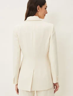 Jackets^Phase Eight Cadie Suit Jacket Pearl
