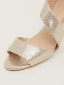 Occasion Shoes^Phase Eight Caitlin Asymmetric Sandal Metallic