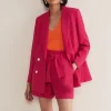 Jackets^Phase Eight Camilla Pink Blazer Raspberry