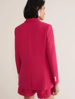 Jackets^Phase Eight Camilla Pink Blazer Raspberry