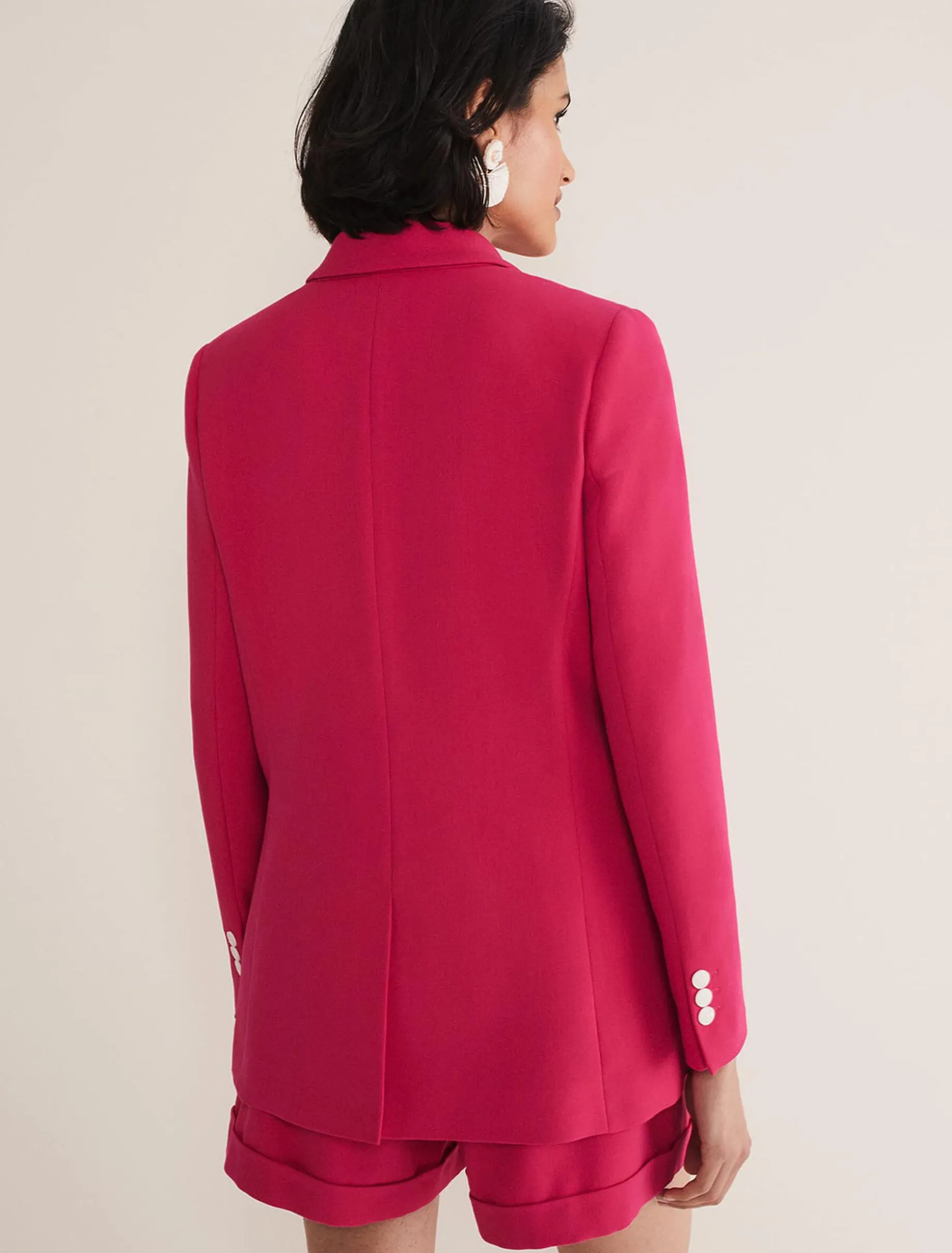 Jackets^Phase Eight Camilla Pink Blazer Raspberry