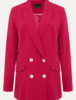 Jackets^Phase Eight Camilla Pink Blazer Raspberry