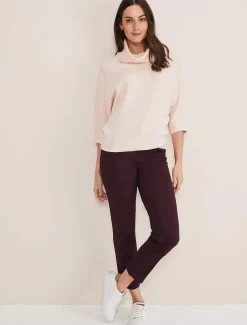 Knitwear^Phase Eight Camillan Cowl Neck Knit Jumper Pale Pink