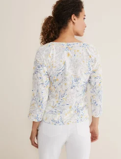 Tops & T-Shirts^Phase Eight Candie Watercolour Top Multi-Coloured