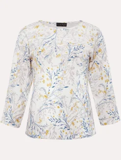 Tops & T-Shirts^Phase Eight Candie Watercolour Top Multi-Coloured
