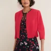 Jackets^Phase Eight Cara Textured Jacket Raspberry