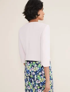 Jackets^Phase Eight Cara Textured Jacket Misty Mauve