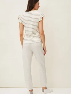 Trousers & Shorts^Phase Eight Carter Tapered Jersey Joggers Grey