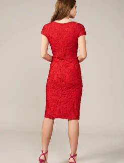 Dresses^Phase Eight Cat Tapework Lace Fitted Dress Fire