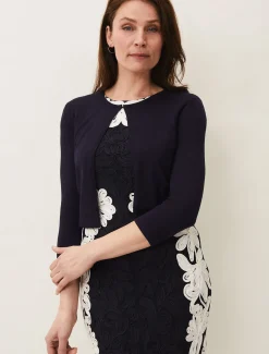 Jackets^Phase Eight Catie Cardigan Navy