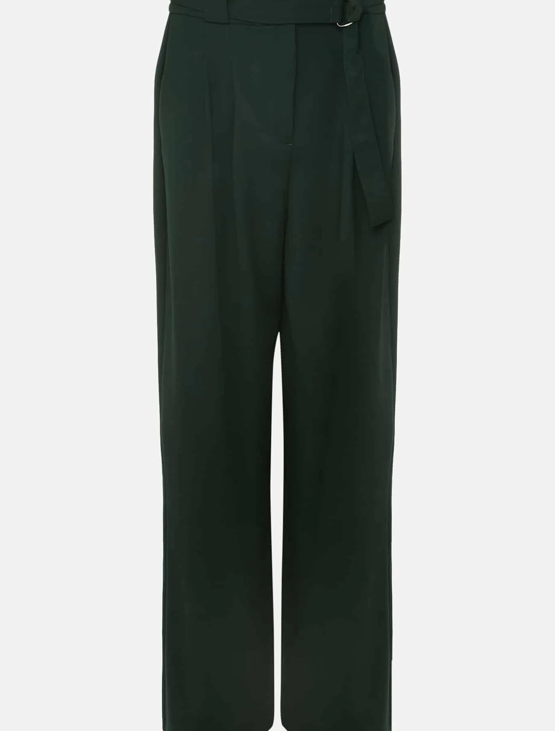 Trousers & Shorts^Phase Eight Catira Crepe Wide Leg Trousers Forest Green
