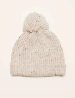 Fascinators & Hats^Phase Eight Cattie Ribbed Beanie Hat Neutral