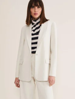 Jackets^Phase Eight Celyn Single Breasted Blazer Almond