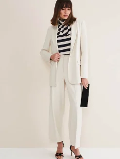 Jackets^Phase Eight Celyn Single Breasted Blazer Almond