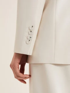 Jackets^Phase Eight Celyn Single Breasted Blazer Almond