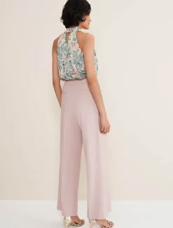 Trousers & Shorts^Phase Eight Celyn Wide Leg Trousers Pale Pink
