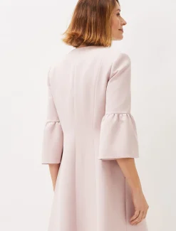Jackets^Phase Eight Cheryl Frill Cuff Occasion Coat Antique Rose