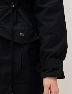 Coats^Phase Eight Chloe Longline Parka Coat Navy