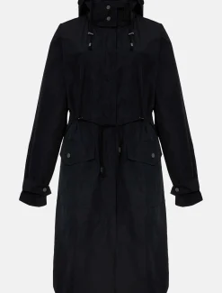 Coats^Phase Eight Chloe Longline Parka Coat Navy