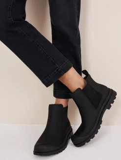 Boots^Phase Eight Chunky Chelsea Boot Black