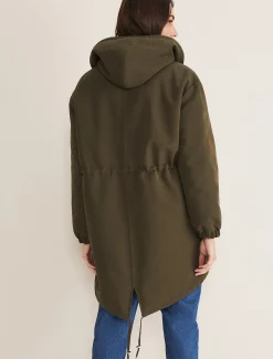Coats^Phase Eight Clara Shower Proof Parka Olive