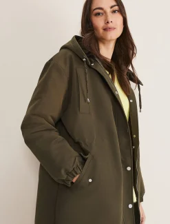 Coats^Phase Eight Clara Shower Proof Parka Olive