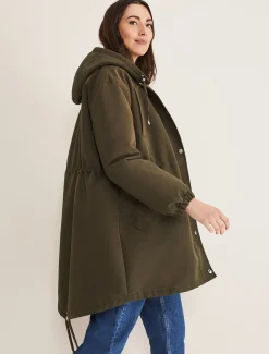 Coats^Phase Eight Clara Shower Proof Parka Olive