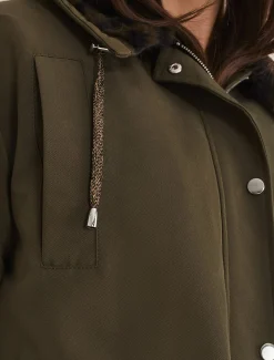 Coats^Phase Eight Clara Shower Proof Parka Olive