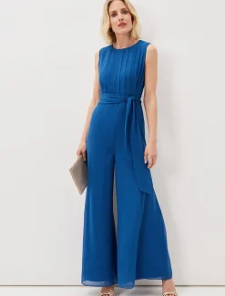 Jumpsuits^Phase Eight Clarabella Wide Leg Jumpsuit Capri Blue
