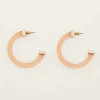 Jewellery^Phase Eight Clear Hoop Earring Pink