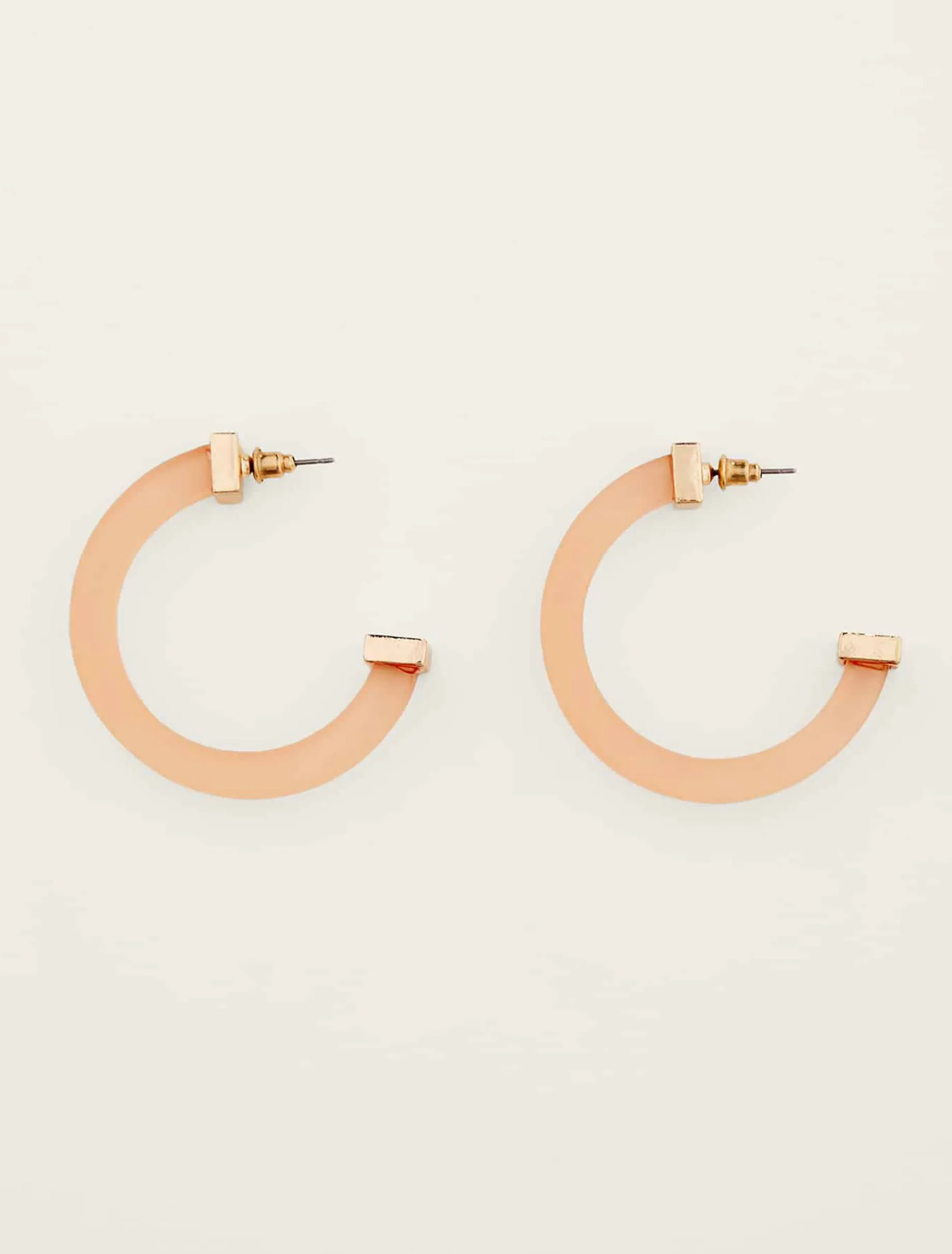 Jewellery^Phase Eight Clear Hoop Earring Pink