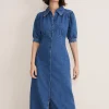 Dresses^Phase Eight Cosette Denim Midaxi Dress Blue