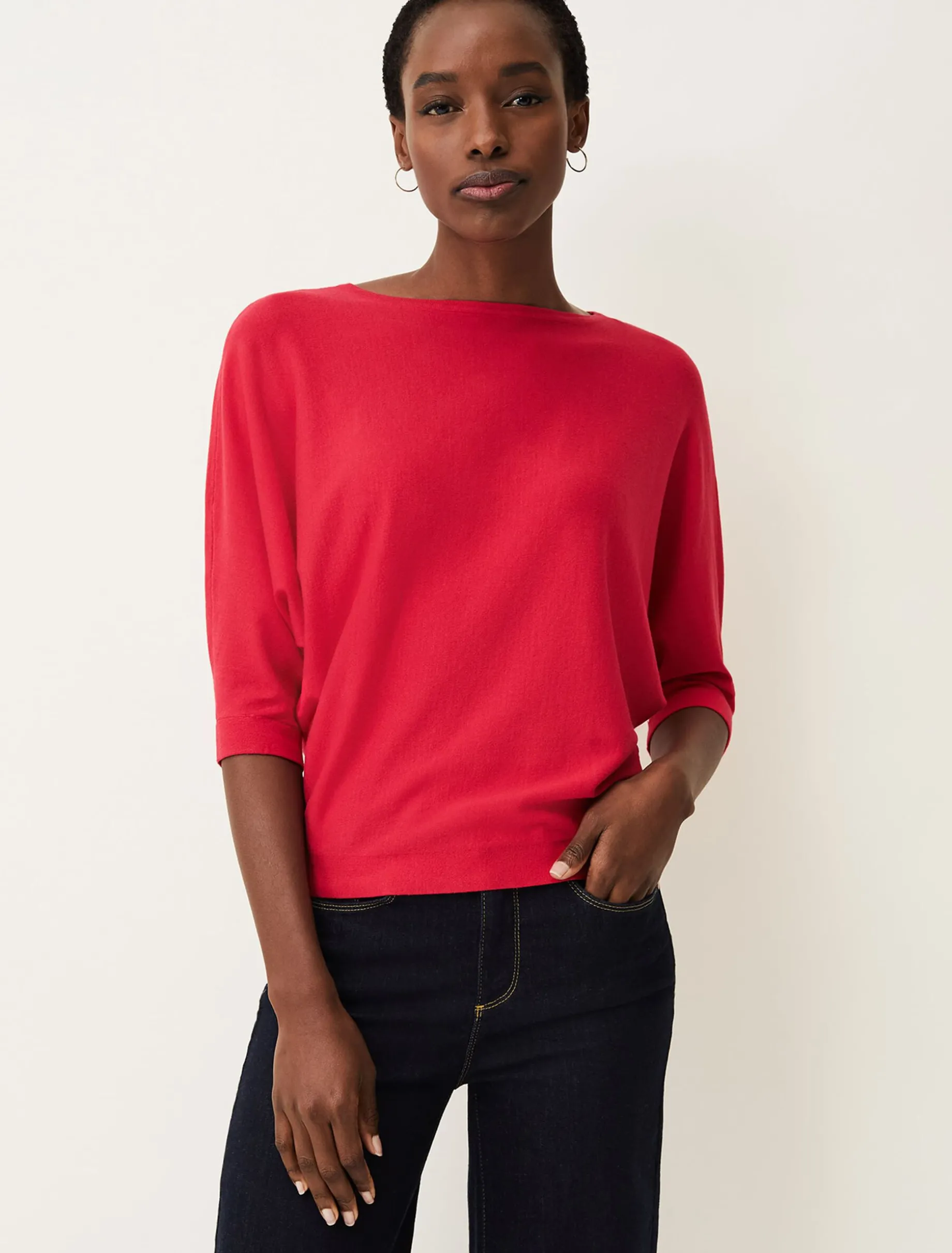 Knitwear^Phase Eight Cristine Batwing Knit Jumper Raspberry