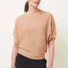 Knitwear^Phase Eight Cristine Fine Knit Batwing Jumper Camel