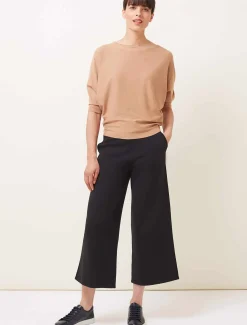 Knitwear^Phase Eight Cristine Fine Knit Batwing Jumper Camel