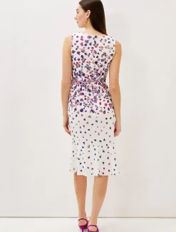 Dresses^Phase Eight Dahlia Ditsy Floral Fitted Dress Ivory/Multi