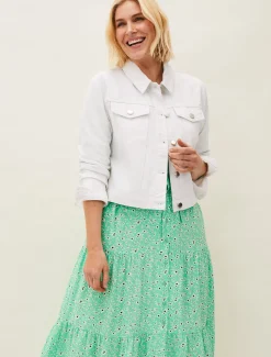 Dresses^Phase Eight Diana Floral Midi Dress Green