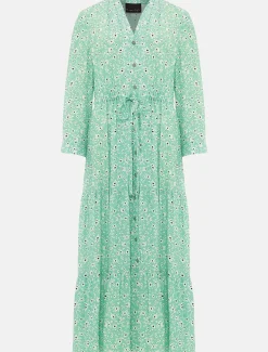 Dresses^Phase Eight Diana Floral Midi Dress Green