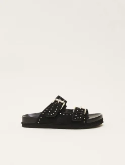 Sandals & Wedges^Phase Eight Double Buckle Sandal Black